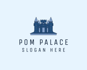 Blue Castle Palace  logo design