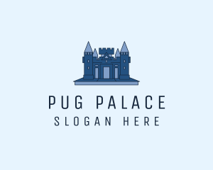 Blue Castle Palace  logo design