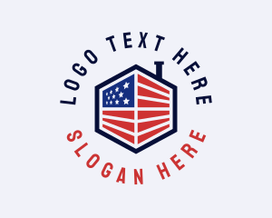 United States - American Real Estate logo design
