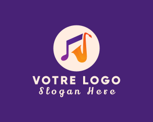 Aerophone - Saxophone Musical Instrument logo design