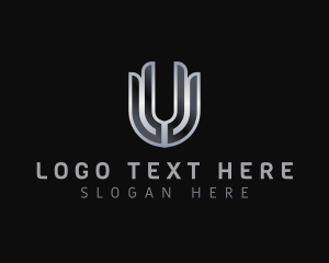 Professional - Gradient Business Letter U logo design