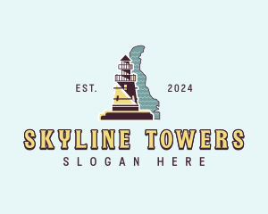 Delaware Lighthouse Tower logo design