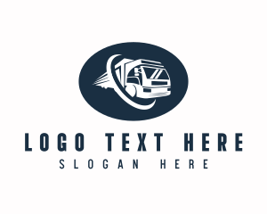 Forwarding - Truck Cargo Logistics logo design