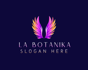 Winged - Religious Angel Wings logo design