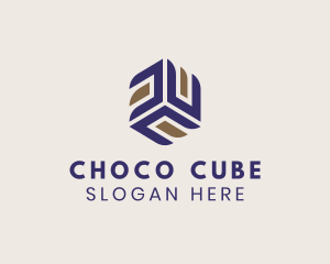 Cube Shape Business logo design