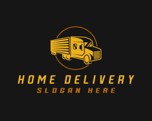 Cargo Truck Logistics logo design