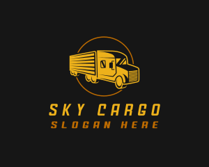 Cargo Truck Logistics logo design