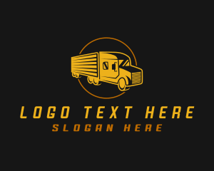 Transportation - Cargo Truck Logistics logo design