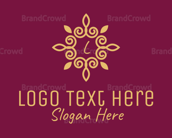 Golden Leaf Decor Logo