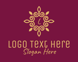 Golden Leaf Decor Logo