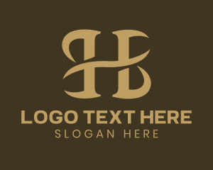 Commercial - Fashion Marketing Jewelry Letter H logo design