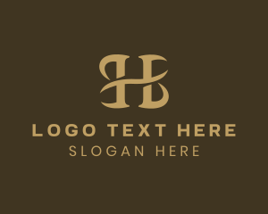 Corporation - Elegant Upscale Letter H logo design