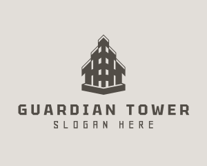 Urban Home Skyscraper logo design