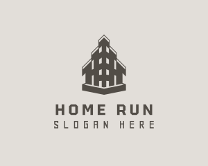 Urban Home Skyscraper logo design