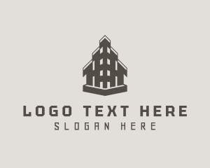 Property Developer - Urban Home Skyscraper logo design