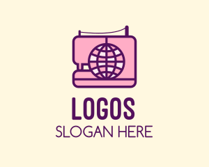 Planet - Thread Sewing Machine logo design