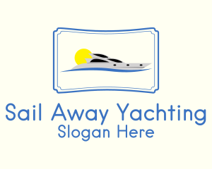 Boat Yacht Summer logo design