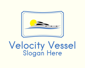 Speedboat - Boat Yacht Summer logo design