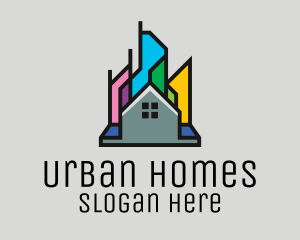 Colorful City Home logo design