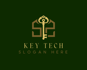 Real Estate Property Key logo design