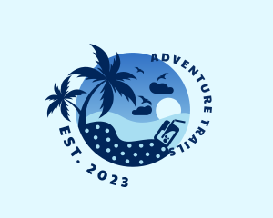 Seaside Beach Holiday logo design