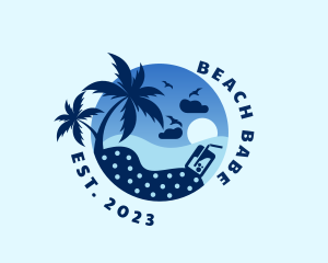 Seaside Beach Holiday logo design