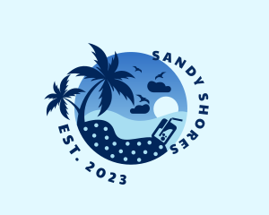 Seaside Beach Holiday logo design