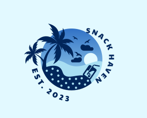 Seaside Beach Holiday logo design