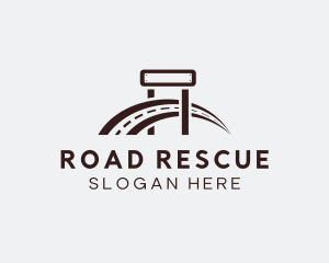 Highway Road Structure logo design