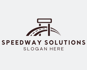 Roadway - Highway Road Structure logo design