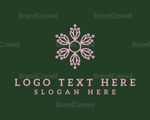 Ornamental Leaf Plant Logo