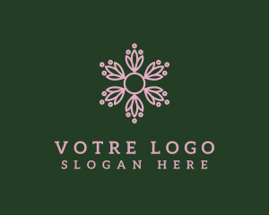 Ornamental Leaf Plant Logo