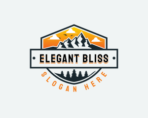 Mountain Climbing - Camp Mountain Trekking logo design