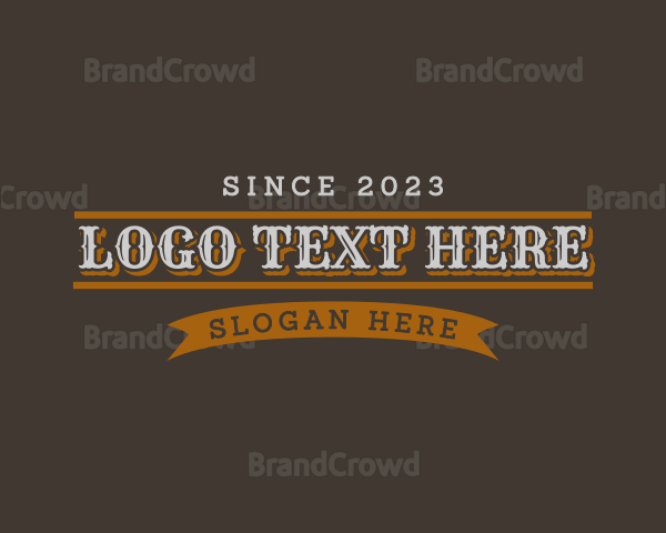 Western Style Business Logo