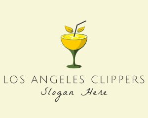 Liquor - Lemon Cocktail Drink logo design