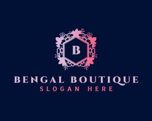 Floral Flower Boutique  logo design