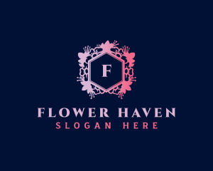 Floral Flower Boutique  logo design