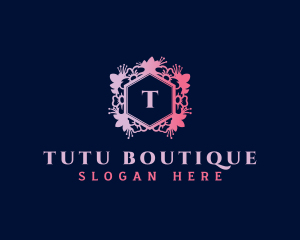 Floral Flower Boutique  logo design