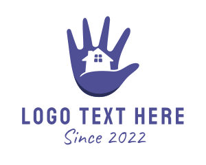 Hand - Hand House Contractor logo design