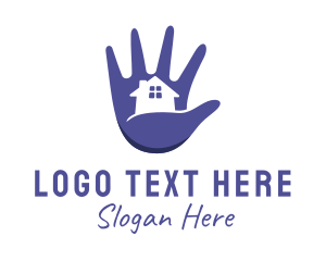 Hand House Contractor  Logo