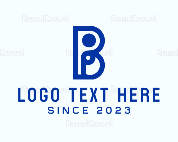 Tech Letter B Company Logo