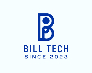 Tech Letter B Company logo design