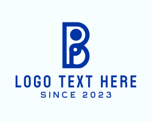 Networking - Tech Letter B Company logo design