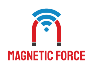 Wifi Signal Magnet logo design