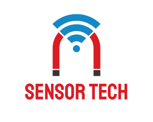 Sensor - Wifi Signal Magnet logo design