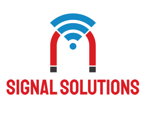 Signal - Wifi Signal Magnet logo design
