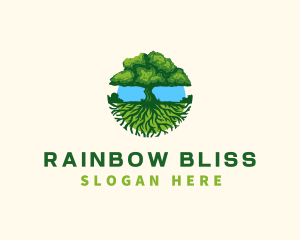 Environment Tree Roots  logo design