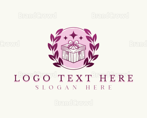 Gift Parcel Package Logo