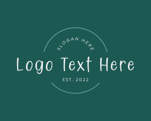 Handwritting - Handwritten Business Badge logo design