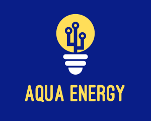 Electric Bulb Energy  logo design